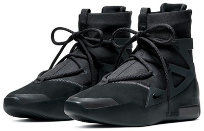 Size 9.5 - Nike Air Fear of God 1 Triple Black 2020 for sale  