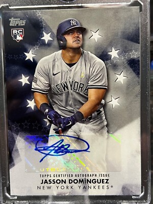 Jasson Dominguez 2024 Topps Series 1 Autograph BSA-JAS 032/199 | eBay