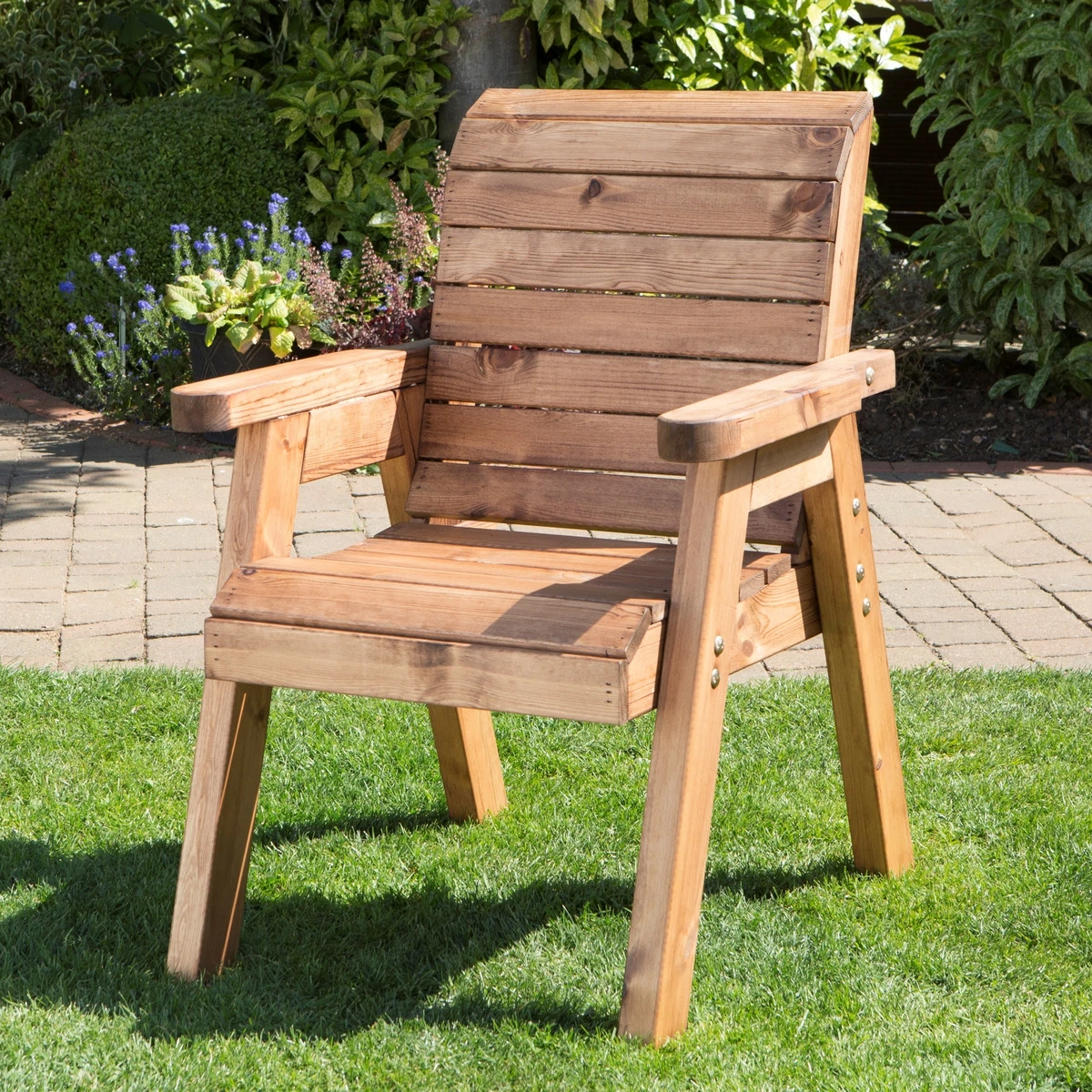Charles Taylor Hand Made Traditional Chunky Rustic Wooden Garden