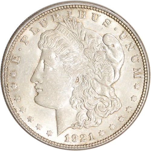 1921 D Morgan Silver Dollar Coin $1 - AU