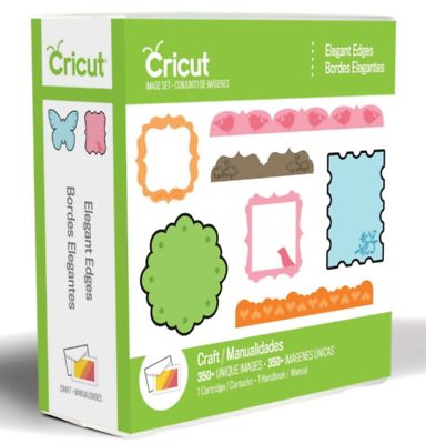 CRICUT *ELEGANT EDGES* CARTRIDGE *NEW* ACCENTS, FRAMES, BORDERS, SHADOW, BOOK...