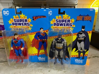 McFarlane Toys DC Super Powers Superman And Batman  Fleischer Variant Figure