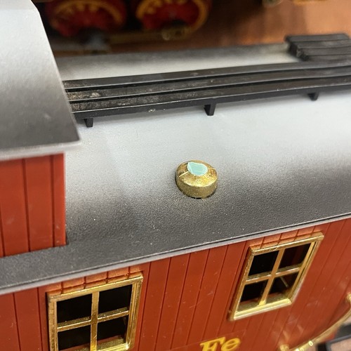 24pc Gold Rush Express G-Scale Train Set By New Bright No.186 Tracks- Tested - Picture 14 of 17
