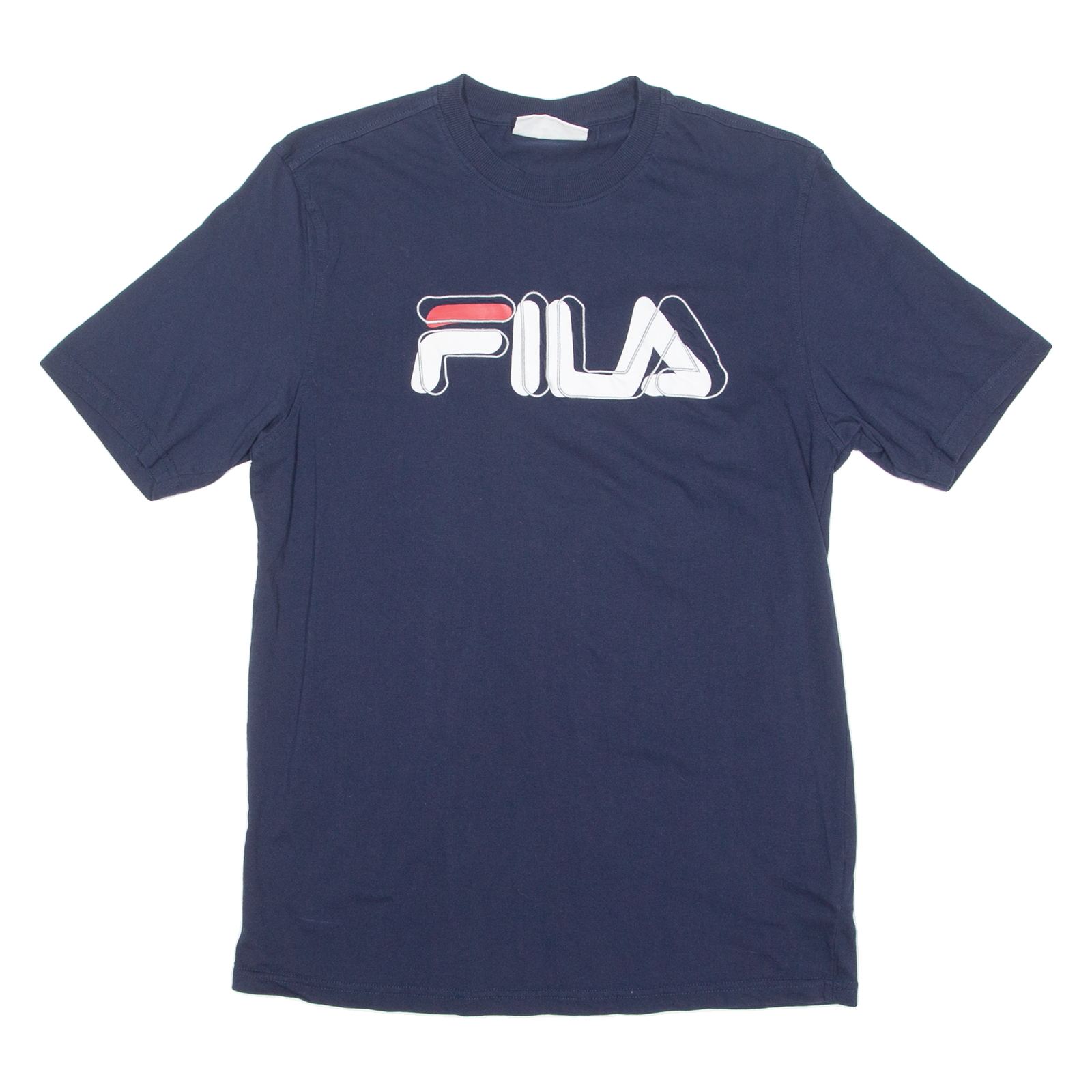 FILA T shirt uomo blu girocollo M