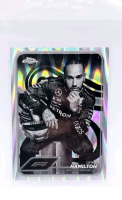 TOPPS CHROME F1 LEWIS HAMILTON ハミルトン SP 2024 Topps Chrome Formula 1 #6 Lewis Hamilton B&W Raywave SP F1 | eBay