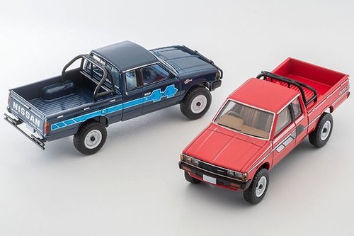 FEB 2025 LV-N321b Datsun Truck 4WD King Cab AD BLUE 4X4 PICKUP TOMICA TOMY 1/64 - Picture 10 of 10