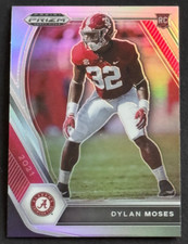 2021 Panini Prizm Draft Picks Silver Prizm Card #140 - Dylan Moses Jaguars