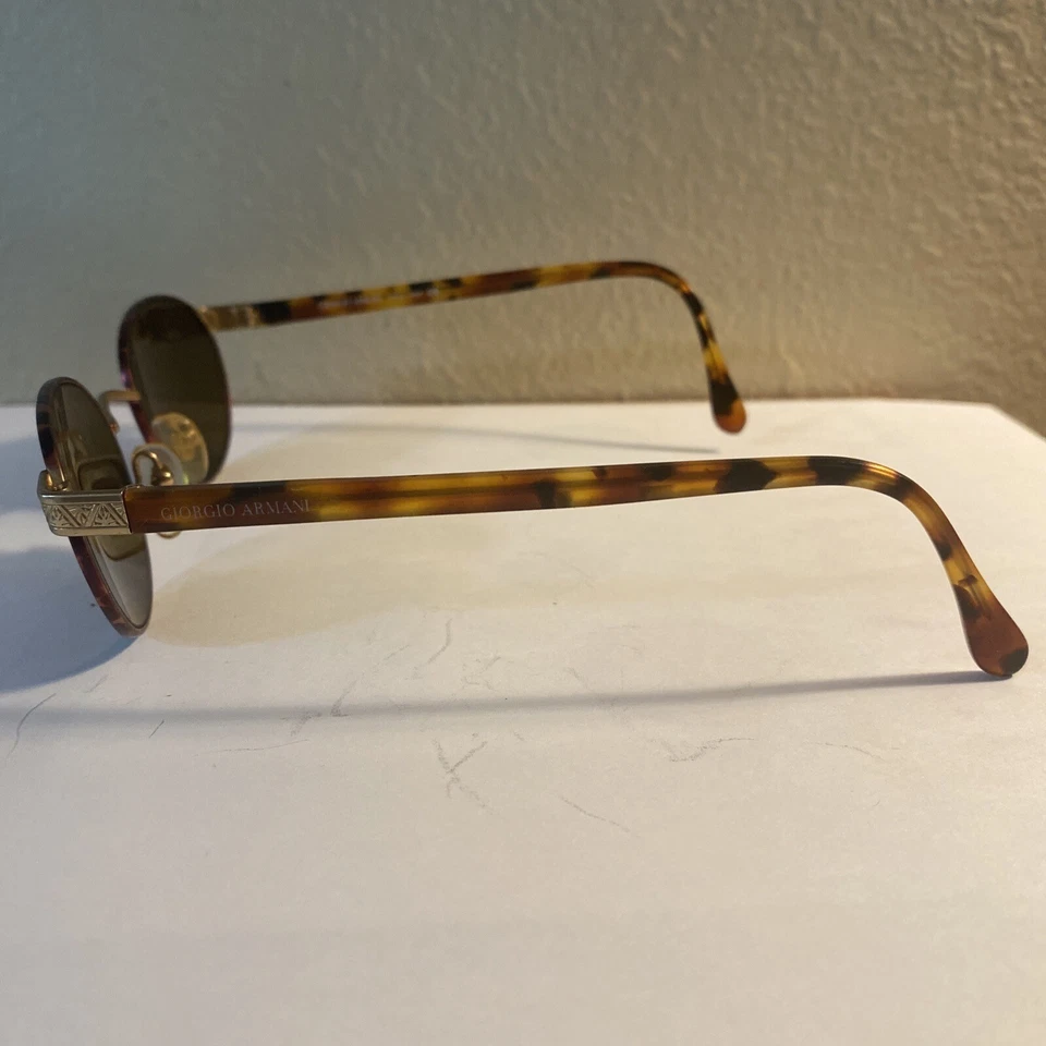 Gafas de sol Giorgio Armani auténticas vintage tortuga (633 832) pequeñas lentes oscuras Foto 3 de 4