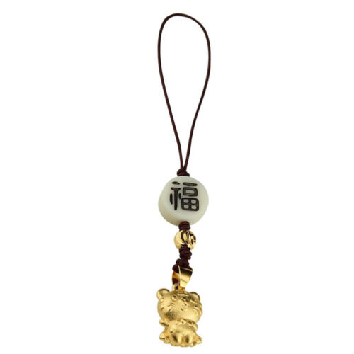 Chinoiserie-Dekor Fuhu Anhänger Handy Handyanhänger Basteln Ornament - Afbeelding 1 van 12