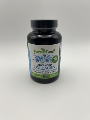 ForestLeaf Advanced Collagen Type 1, 2 & 3 Supplement Capsul 120 Count EXP 06/27