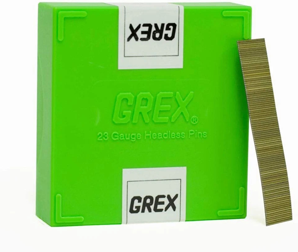 MICRO PINS - 21GA & 23GA GREX P6/15L 23 Gauge 5/8-Inch Length Headless Pins (10,000 per box)