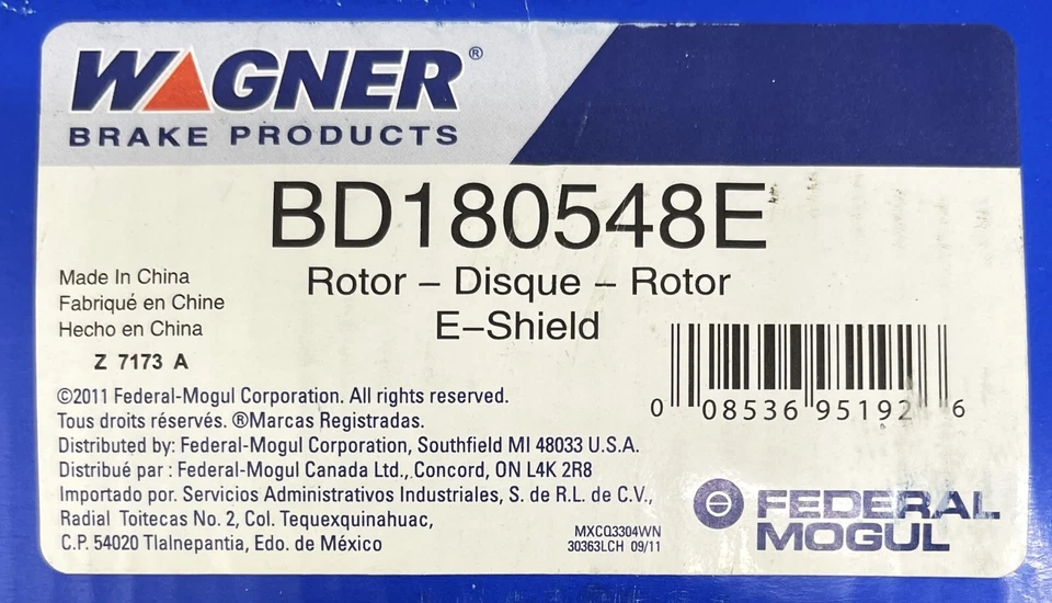 Wagner BD180548E Rear Disc Brake Rotor For Select BMW 2012-20 xDrive Gran Coupe - Image 2 of 4