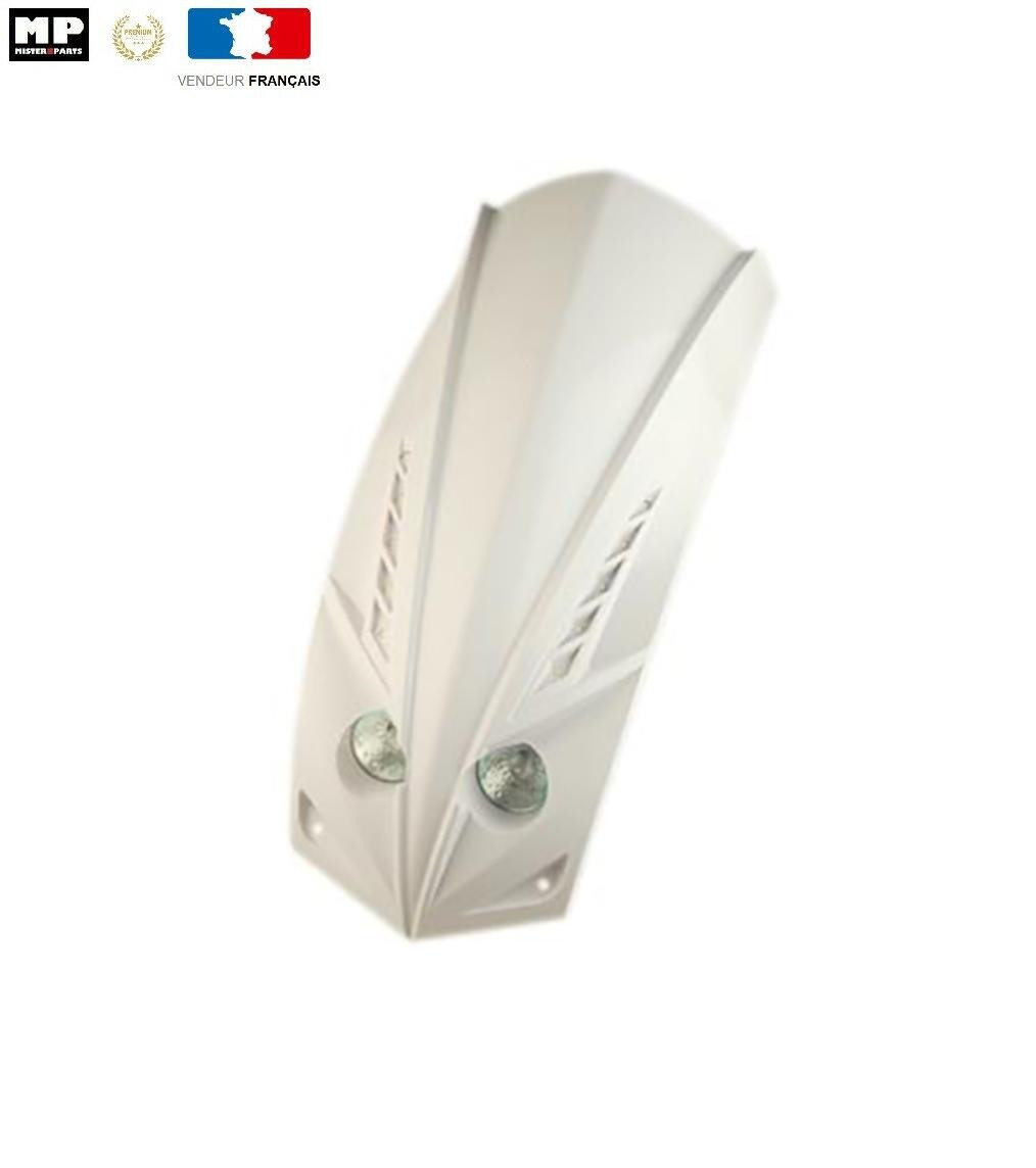 Tablier avant Tun'R double optique LED Ludix blanc brillant carrosserie scooter