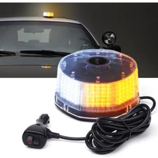XPRITE 240 LED Strobe Rotating Round Beacon Car Truck Rooftop Emergency Light