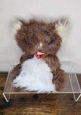 NWT NOS Vintage 1950s Real Fur Friendly Toy-Pet Co. 6.5" Koala Made In USA