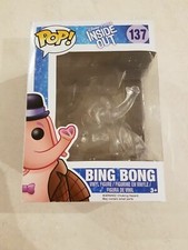 Inside Out - Bing Bong INVISIBLE CLEAR Funko Pop Vinyl Figure RARE! +Protector