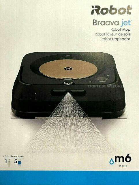 iRobot Braava Jet M6112 Robot Hands Free Mopping