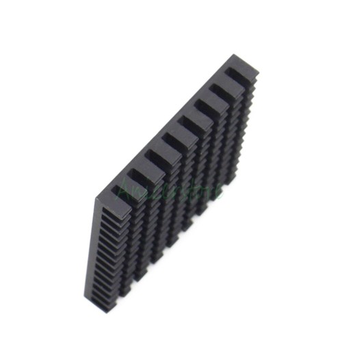 5pcs 40*40*6.5mm Aluminium Radiator Heatsink For LED IC Chipset w/2 Thermal Glue - Picture 2 of 4