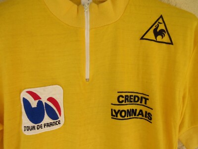 MAILLOT JAUNE TOUR de France de Bernard Hinault...authentique ! ....cyclisme. EUR 500,00 - FR