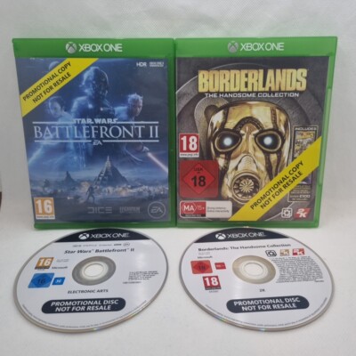 2x seltene Werbekopie Spiele! Xbox One! Star Wars Battlefront, Borderlands