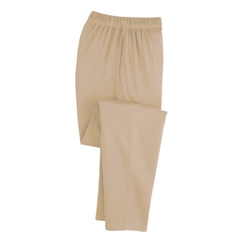 Women Elastic Waist Straight Solid Casual Pants Comfy Lounge Pants with Pockets - Picture 17 of 52