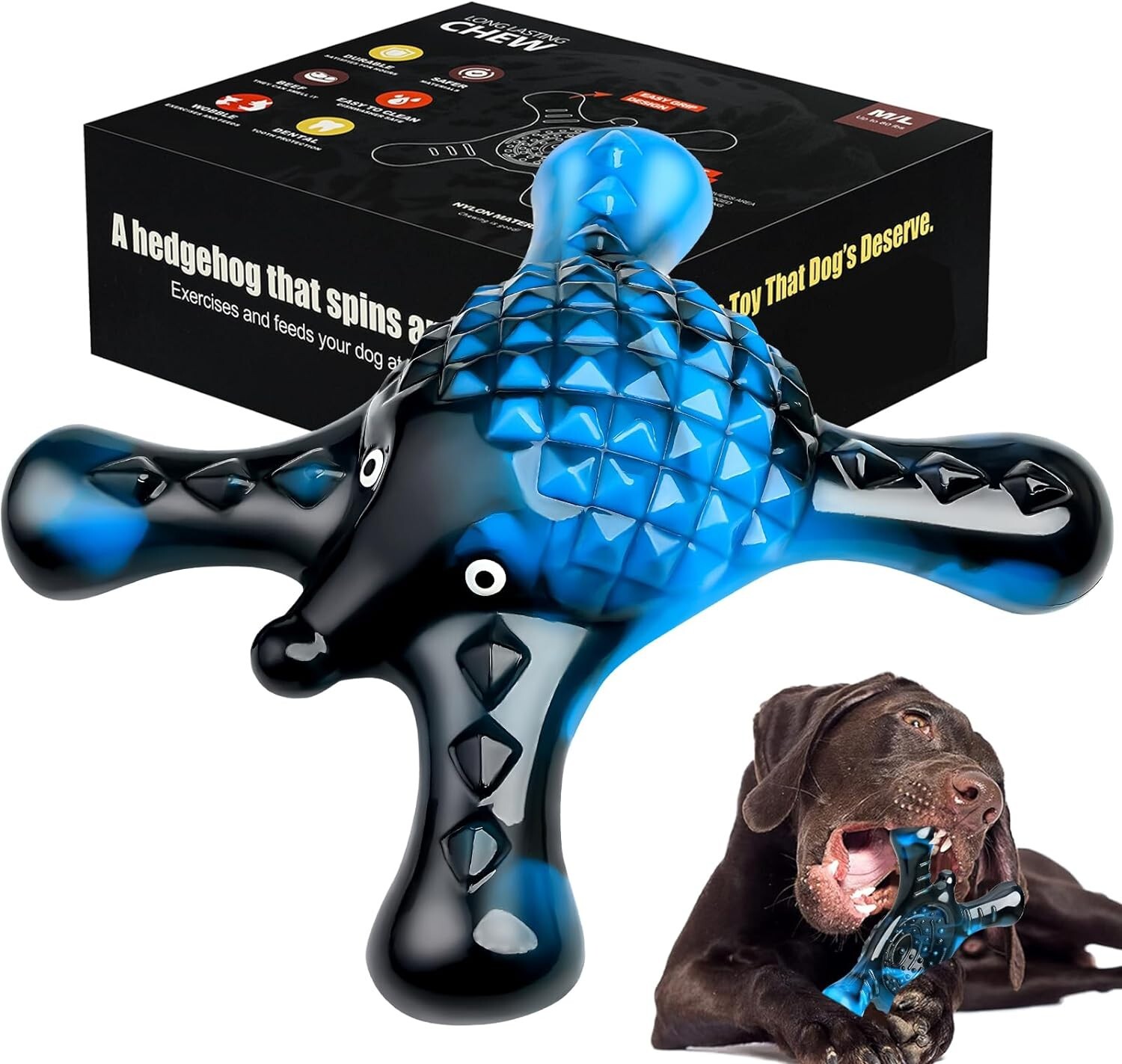 Dog Toys Indestructible Chew for Aggressive Chewers,Tough Dog Toys Teething Toys