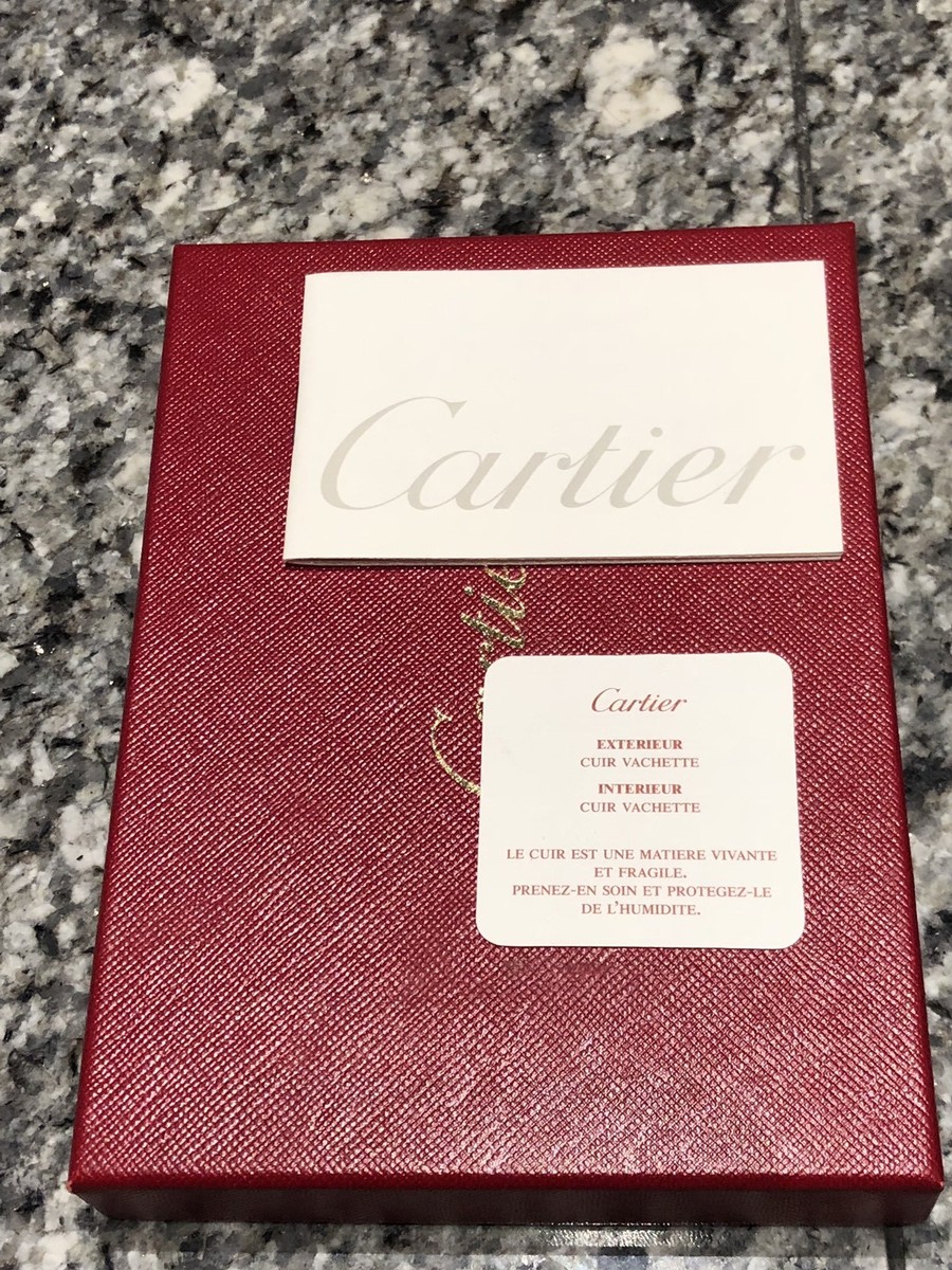 CARTIER Leather Jotter Notepad Case | eBay