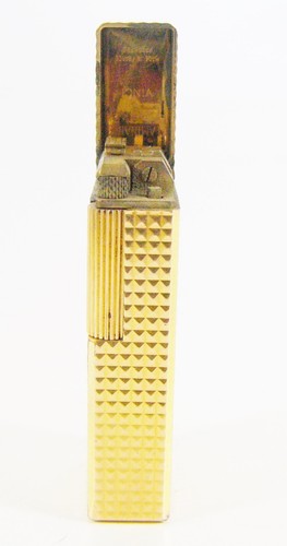 Briquet VINCI FLAMINAIRE à gaz FDB 23 plaqué OR 23 carats vintage collection - Photo 5/11