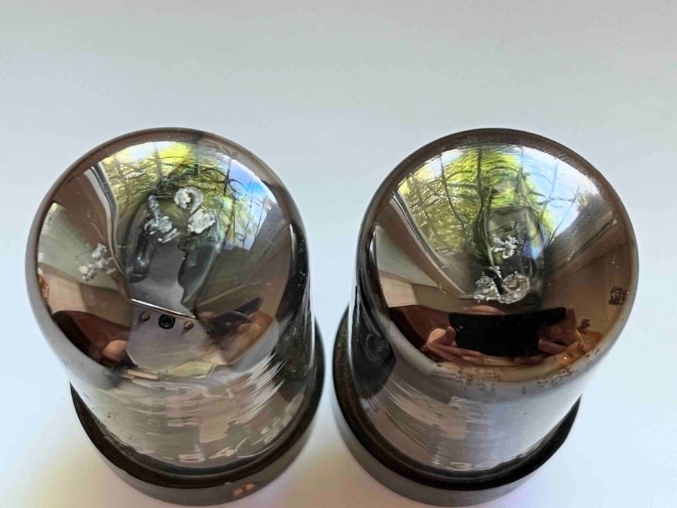 2PCS 6SN7 / 1578 / 6N8S PAIR RFT TUBES! USED! THIN BASE! RARE! TESTED ...