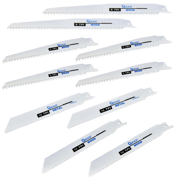 SäBelsäGeblatt 10Tlg SäBelsäGebläTter SäGeblatt FüR Metall PVC Holz Kunststoff-image