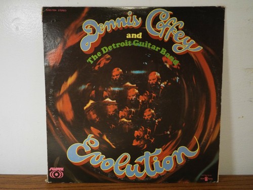 DENNIS COFFEY -EVOLUTION- DETROIT GUITAR BAND FUNK BREAKS LP VINYL ALBUM