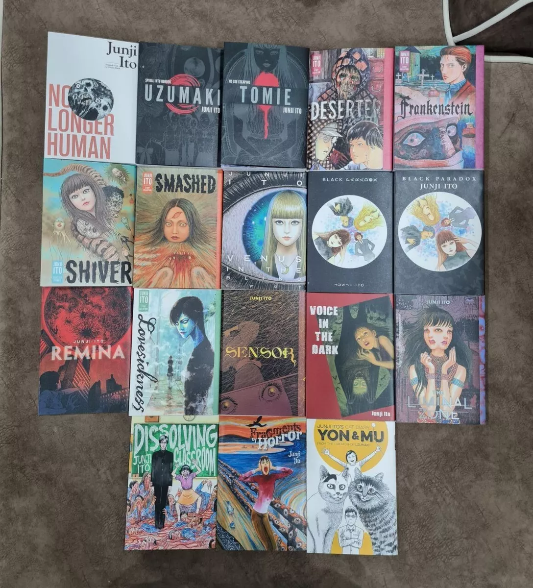 Junji Ito Story Collection Manga Volume 1-18 English Version Comic (NEW)