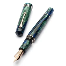 Leonardo Momento Zero Grande 2.0 Fountain Pen in Fiordaliso Blue w/ RGT Broad