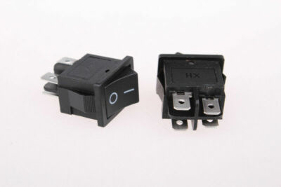 4 Pin On/Off 2 Position Rectangle Switch DPST Car/Van/Dash/Boat ...