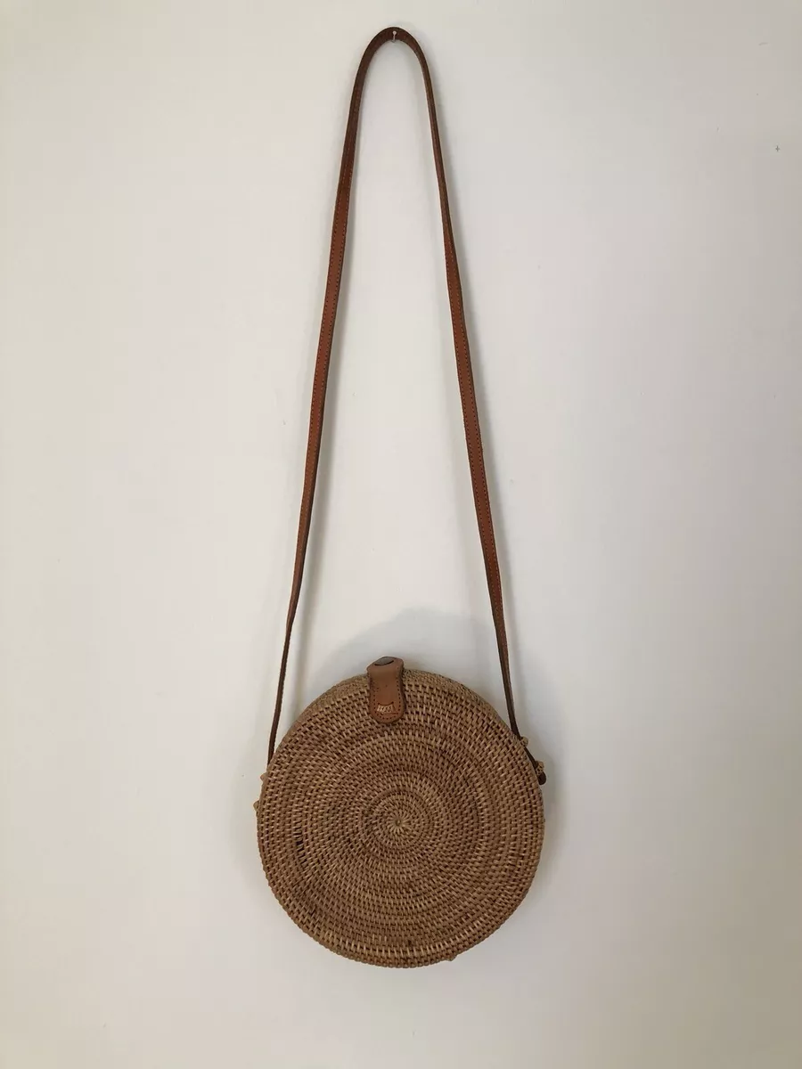 Street level straw best sale bag