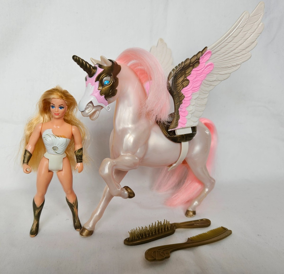 Vintage She-Ra Princess of Power with SWIFT WIND Horse