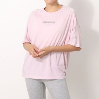 Reebok Damen T-Shirt rosa Paspel UVP 30£