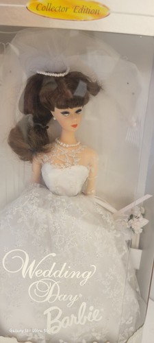 Muñeca Barbie morena 1996 día de boda - Imagen 4 de 22
