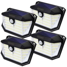 Solar Outdoor Lights, 230 LED with Motion Sensor and 3 Modes, IP65 Waterproof...