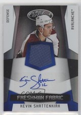 2010 Certified Freshman Fabric Mirror Blue 47/50 Kevin Shattenkirk #196 Auto 1o3