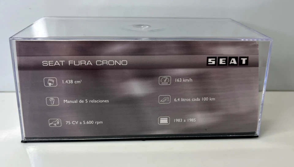 IXO ALTAYA 1/43 DIECAST SEAT FURA CRONO 1983 NEGRO - Imagen 4 de 4