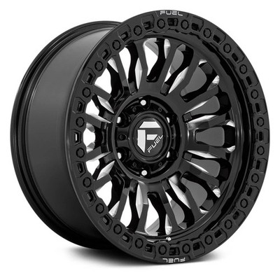 Fuel FC857 RINCON Wheels 17x9 (1, 8x165.1, 125.1) Black Rims Set of 4
