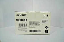 Genuine Sharp MX-C30NT-B Black Toner Cartridge OEM New in Box