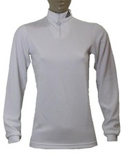 ADIDAS HF Half Zip Shirt rozm. 38 2XS 176 Długi rękaw Sweather Sweather Sweter Biały
