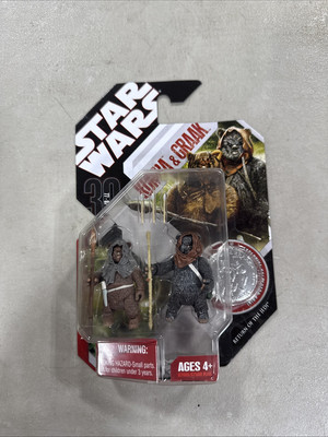 Star Wars-07  Ewoks Romba & Graak Figure 30th Anniversary Return of the Jedi J20