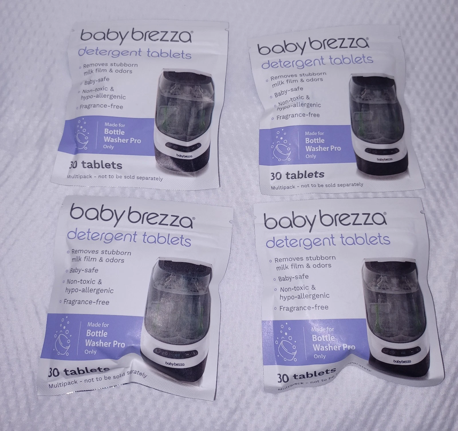 Baby Brezza Official Detergent Tablets - 120 Count bottle washer pro clean label