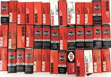 Mixed Lot of 38 Vintage RCA Radio Tubes 1 CBS Tube - TESTED GUARANTEED