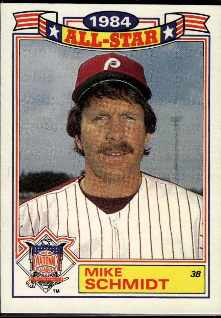 Mike Schmidt 1985 Topps Glossy All-Stars Philadelphia Phillies #4