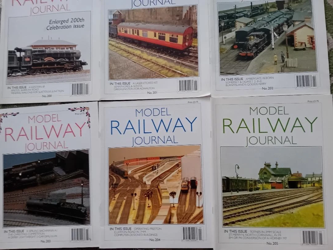 Konvolut sechs Modelleisenbahn Journal Zeitschriften 200-205 2010-2011