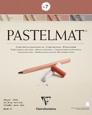 Image of Clairefontaine Pastelmat No 7 Pad 24 x 30 cm 12 Sheets